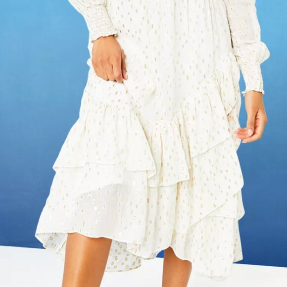 FREE GIFT with Purchase NWT White Lilly Pulitzer Midi Dress $328.00 - Picture 6 of 8